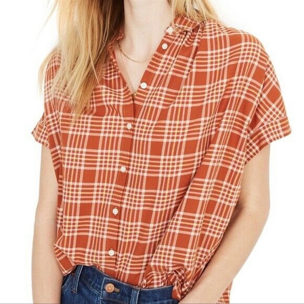 Madewell Central Shirt in Fieldgate Plaid Medium